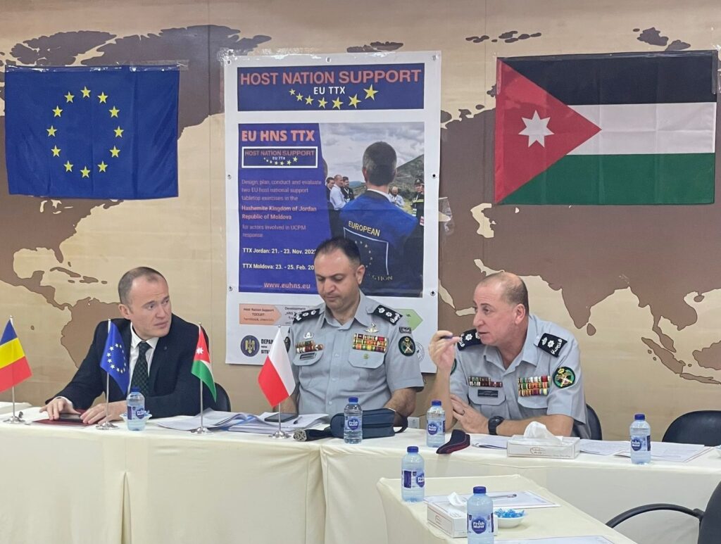 EU HNS TTX pre-exercise meeting in Amman, Jordan
